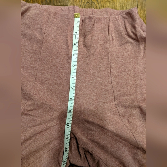 Smash + Tess dusty rose coloured high rise flare pants split seam size small - Picture 7 of 7